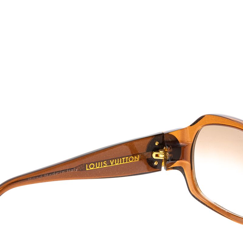 Oculos-Louis-Vuitton-Acetato-Glitter-Marrom