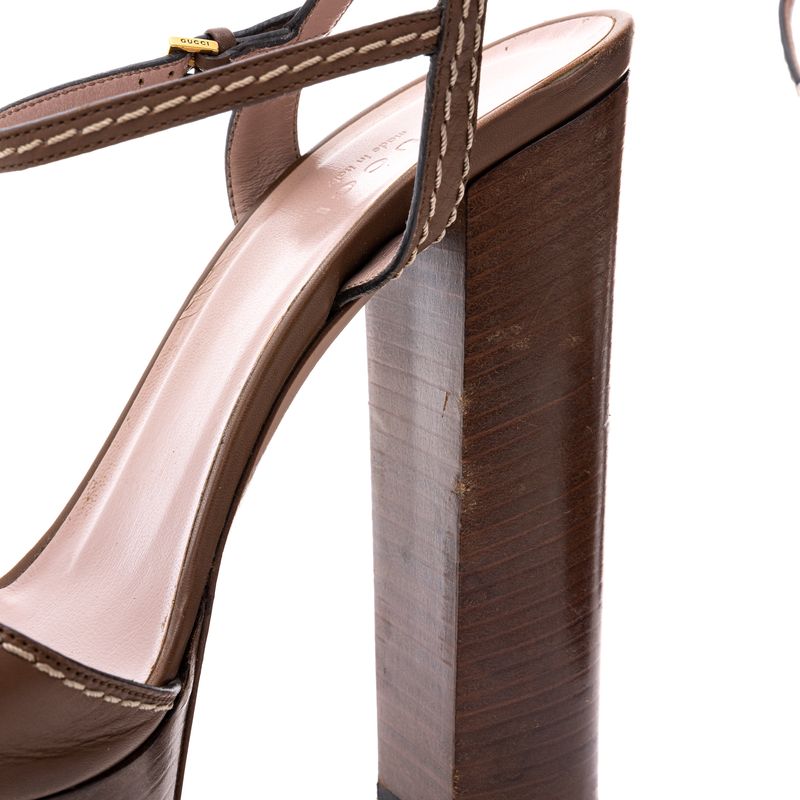 Sandalia-Gucci-Claudie-Couro-Marrom
