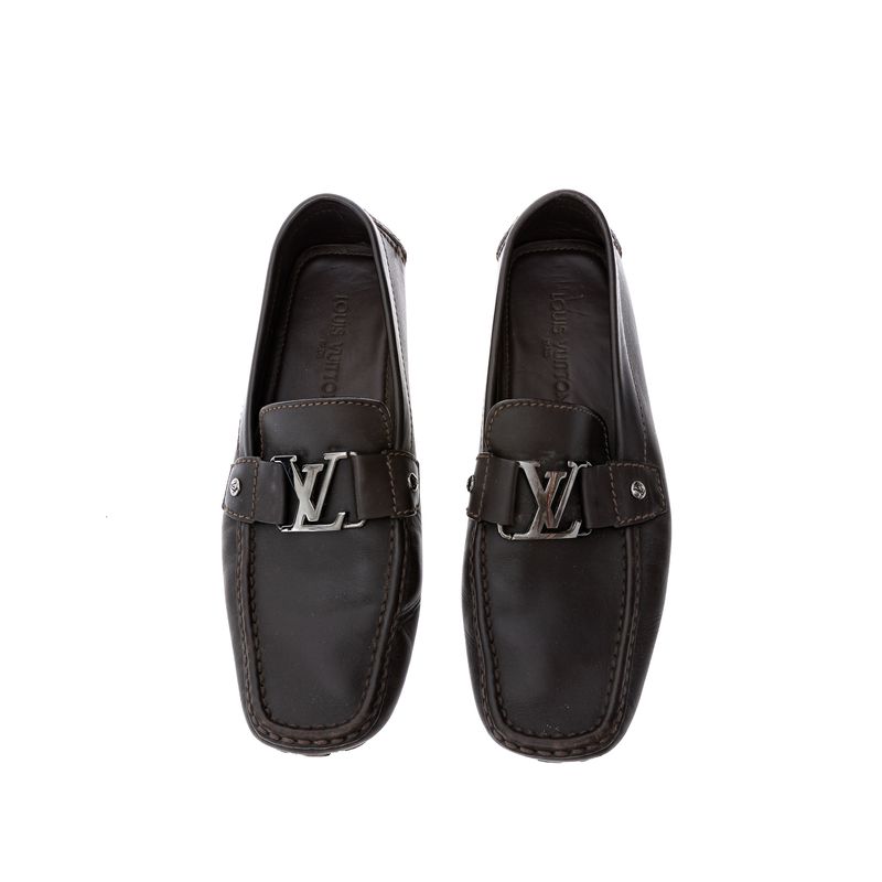 Mocassim-Louis-Vuitton-Monte-Carlo-Couro-Marrom