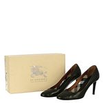 Scarpin-Burberry-Couro-Preto