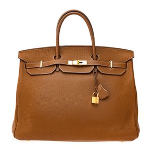 Bolsa Hermès Birkin 40 Togo Caramelo