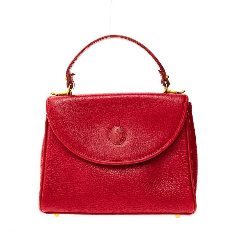 Bolsa-Mark-Cross-de-Mao-Couro-Vermelho