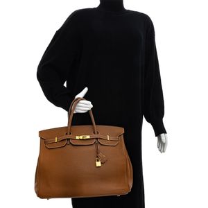 Bolsa Hermès Birkin 40 Togo Caramelo