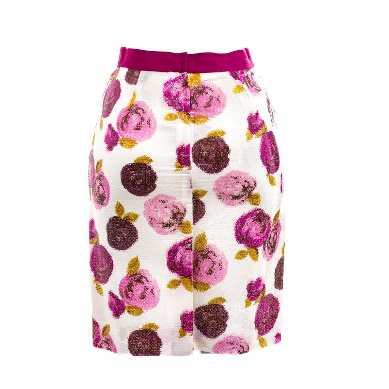Saia-Kate-Spade-Paetes-Floral-Branco-e-Rosa