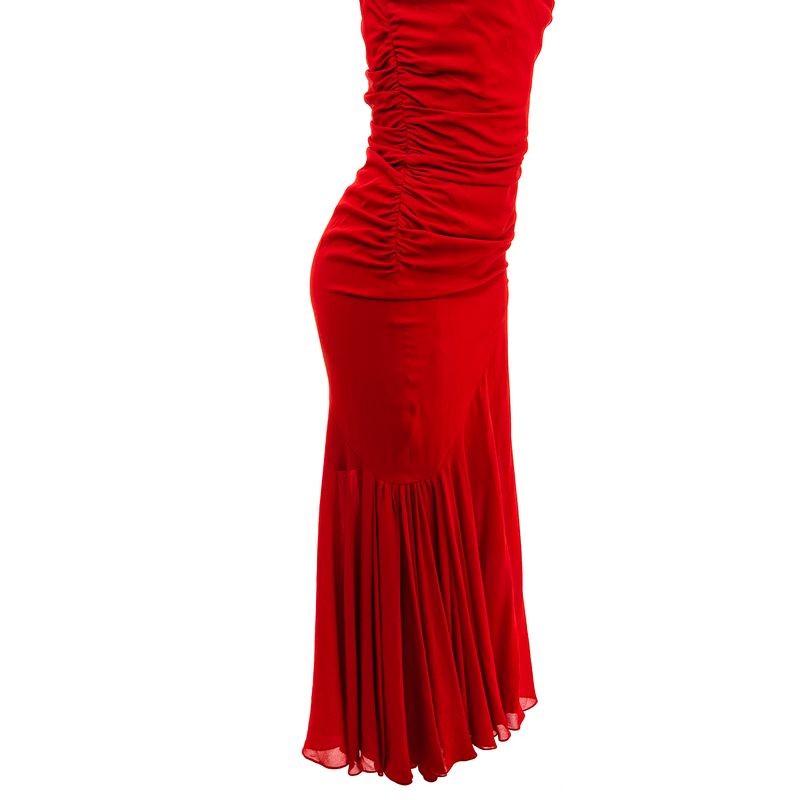 Vestido-Valentino-Garavani-Vermelho-Longo