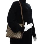 Bolsa-Gucci-Vintage-Marrom-e-GG-Supreme