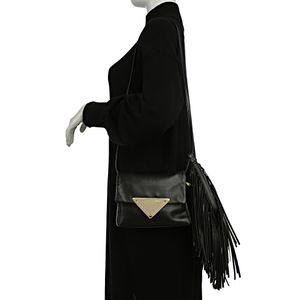 Bolsa Sara Battaglia Couro Preto