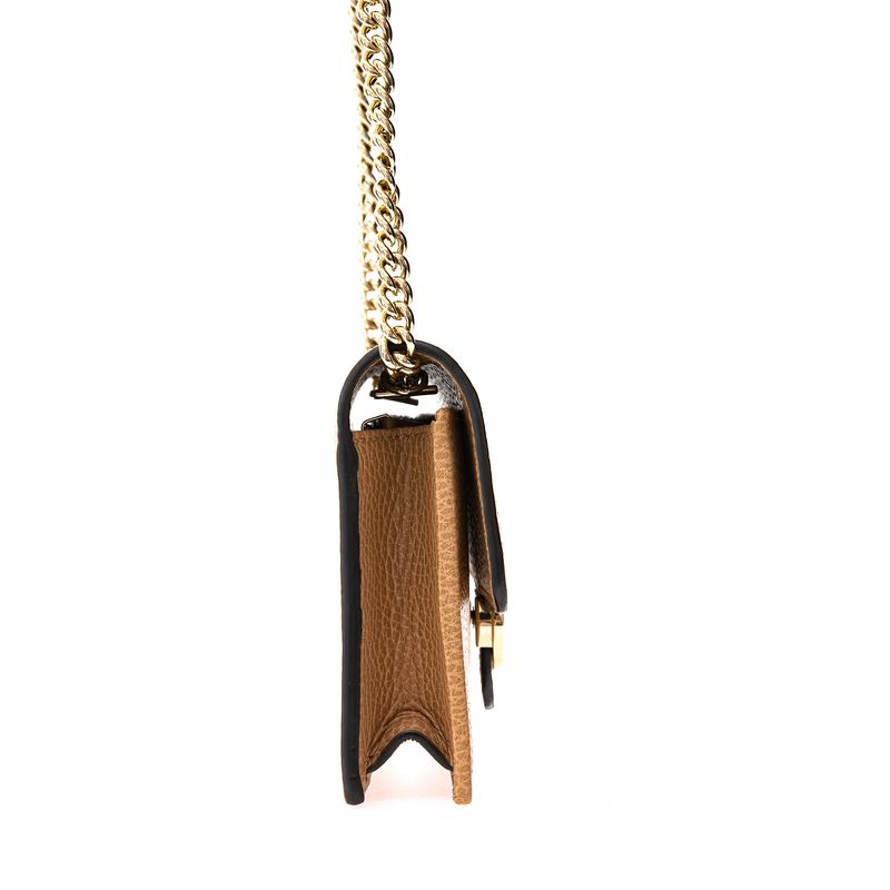 Bolsa-Gucci-Dollar-Interlocking-GG-Chain-Bege