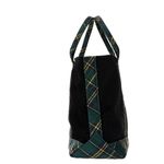Bolsa-Lauren-Ralph-Lauren-Veludo-Preto-e-Xadrez