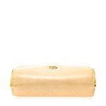 Clutch-Gucci-Vintage-Couro-Creme