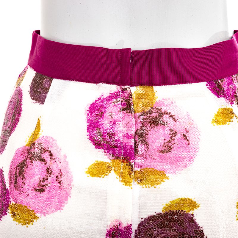 Saia-Kate-Spade-Paetes-Floral-Branco-e-Rosa