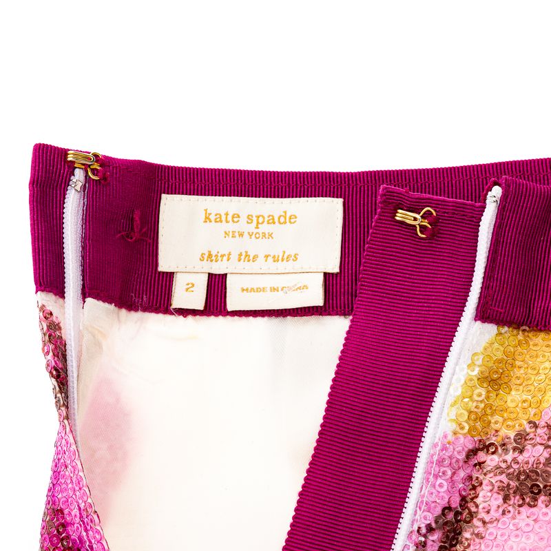Saia-Kate-Spade-Paetes-Floral-Branco-e-Rosa