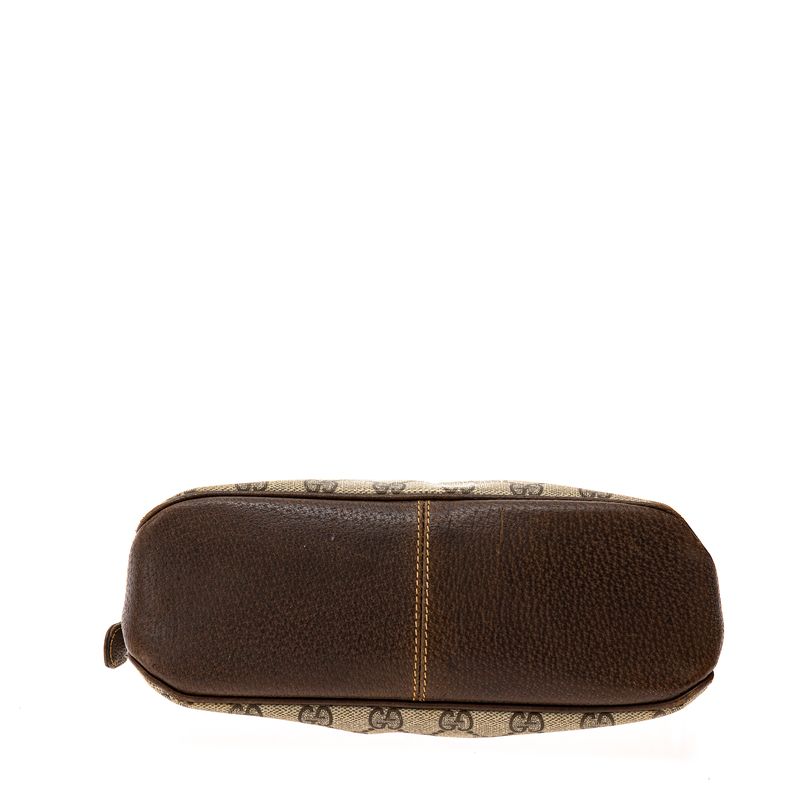 Bolsa-Gucci-Vintage-Marrom-e-GG-Supreme