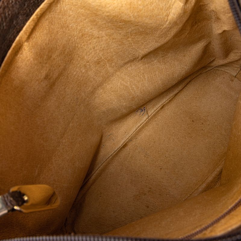 Bolsa-Gucci-Vintage-Marrom-e-GG-Supreme