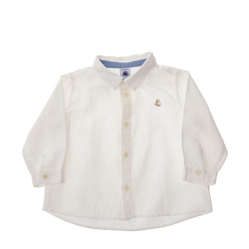 Camisa-Infantil-Linho-Branco