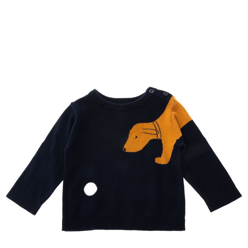 Sueter-Infantil-Cachorrinho-Azul-Marinho