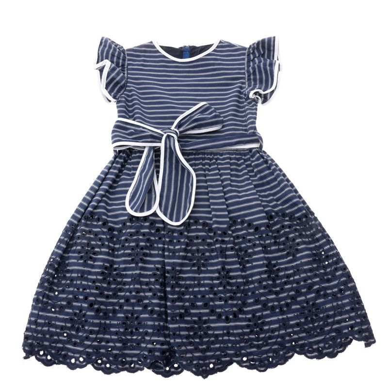 Vestido-Infantil-Azul-Marinho-Listrado