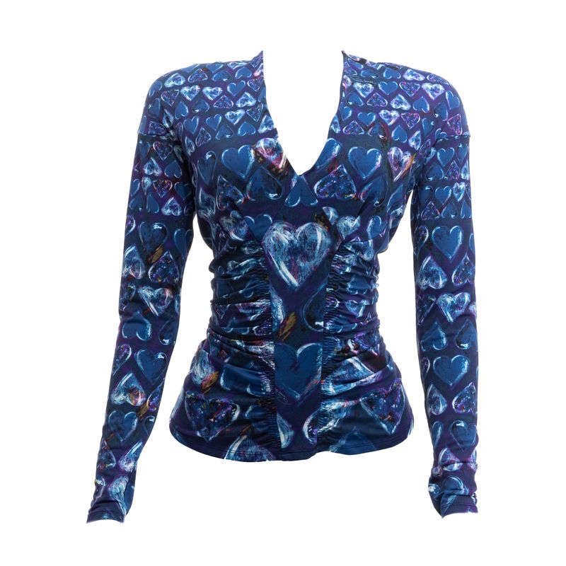 Blusa-Roberto-Cavalli-Coracoes-Azul