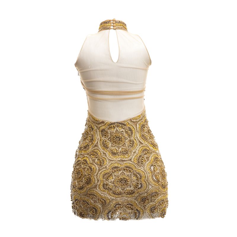 Vestido-Patricia-Bonaldi-Bordado-Flores-Dourado
