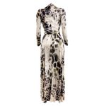 Vestido-Roberto-Cavalli-Longo-Estampado-Branco