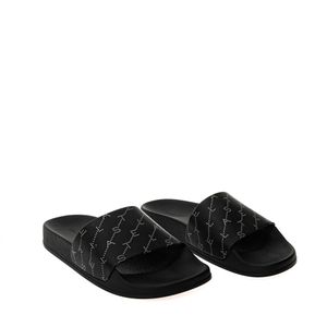 Slide Stella McCartney Kids Preta Logo