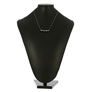 Colar Victoria Sayeg Saturno Ouro 18K com Pérolas Negras