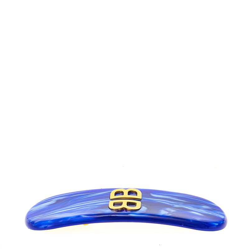 Brinco-Unico-Balenciaga-BB-Icon-Acetato-Azul