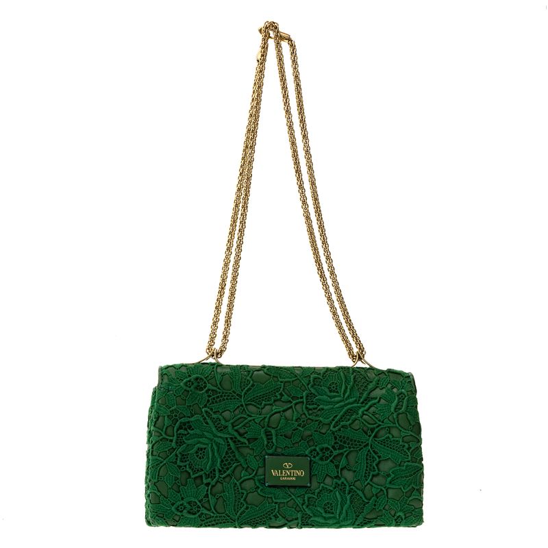 Bolsa-Valentino-Garavani-Rockstud-Bordada-Verde