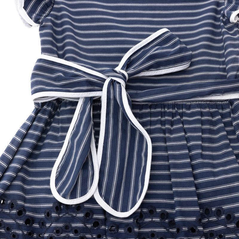 Vestido-Infantil-Azul-Marinho-Listrado