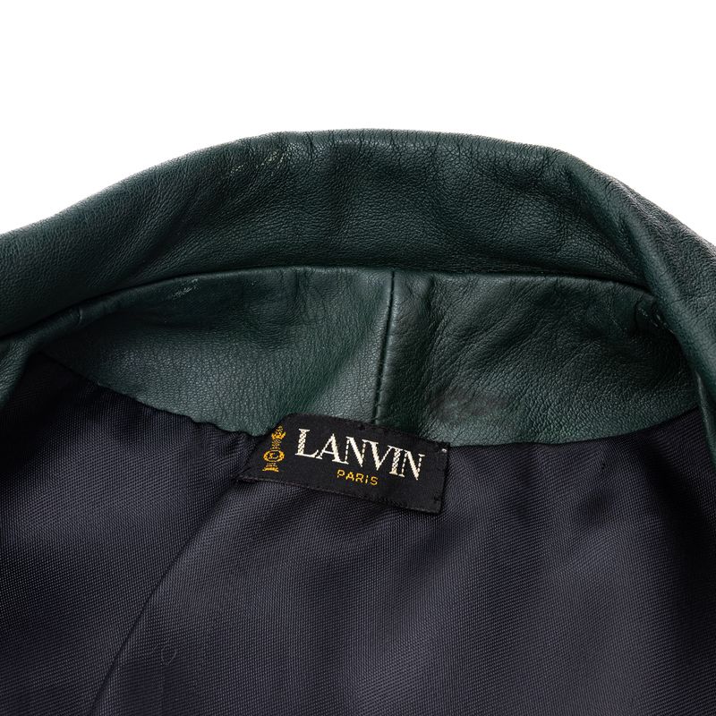 Jaqueta-Lanvin-Couro-Verde-e-Botoes