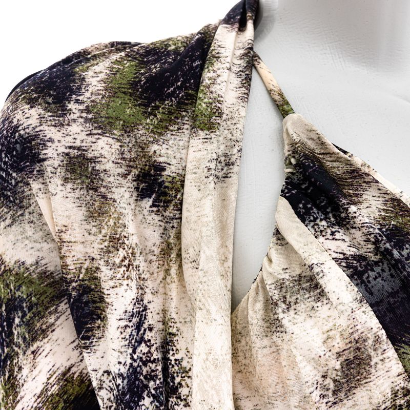 Vestido-Roberto-Cavalli-Longo-Estampado-Branco