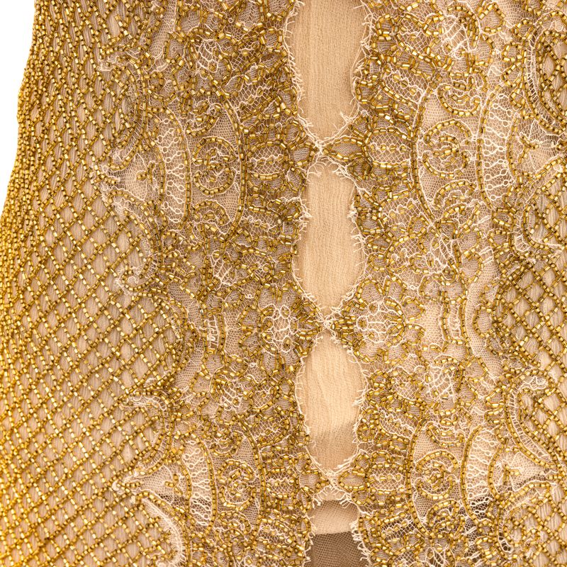 Vestido-Longo-Creme-Bordado-Dourado
