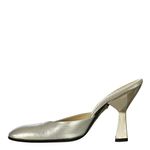 Sapato-Miu-Miu-Mule-Couro-Prateado