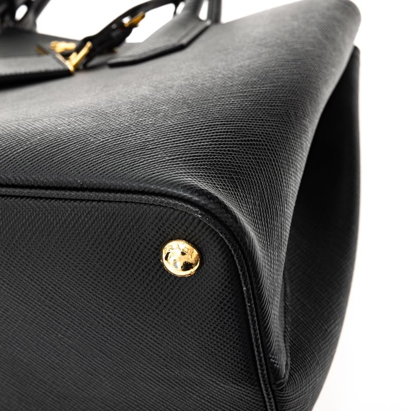 Bolsa-Prada-Double-Tote-Media-Saffiano-Preto