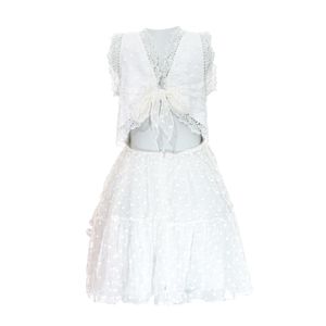 Vestido Curto Skazi S Club Renda Branco