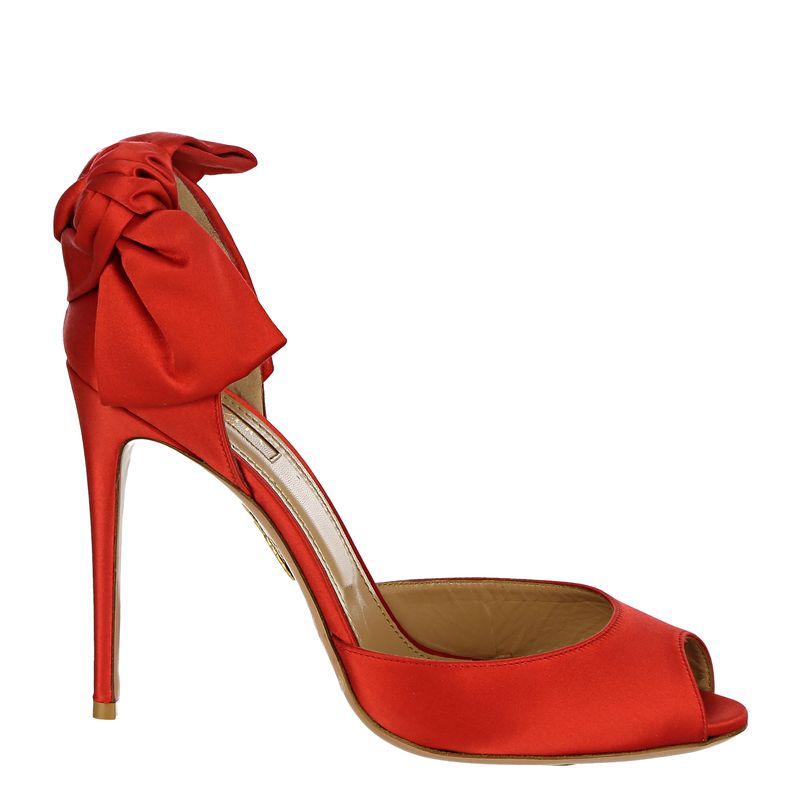 Sapato-Aquazzura-Peep-Toe-Laco-Cetim-Vermelho