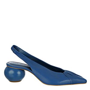 Sapato Cris Barros Normandia Couro Azul