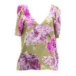 Blusa-Red-Valentino-Seda-Estampa-Floral-Verde-e-Rosa