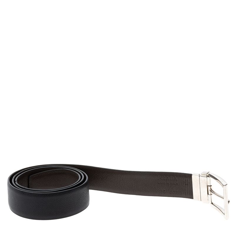 Cinto-Prada-Reversivel-Saffiano-Preto-e-Marrom