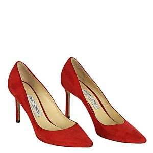 Scarpin Jimmy Choo Camurça Vermelha