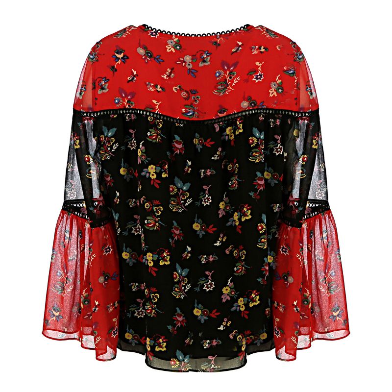 Blusa-Vermelha-e-Preta-Estampa-Floral