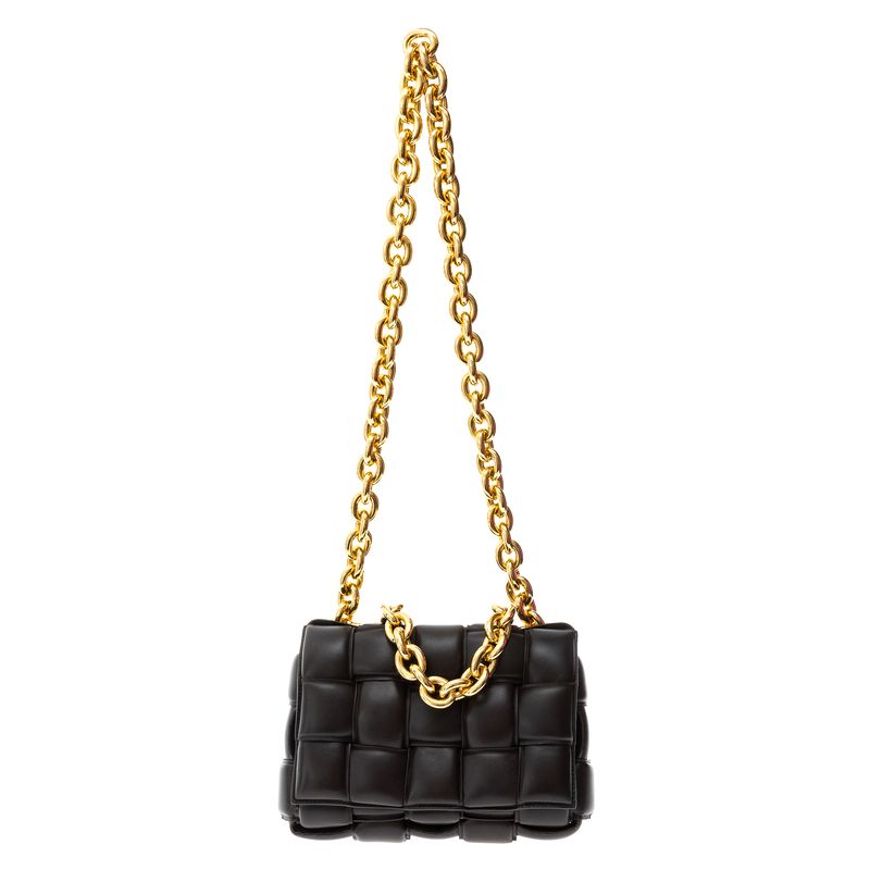 Bolsa-Bottega-Veneta-Casette-Chain-Marrom