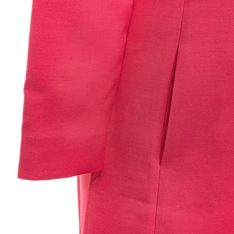 Vestido-Valentino-Rosa-e-Gola-Flores-Couro