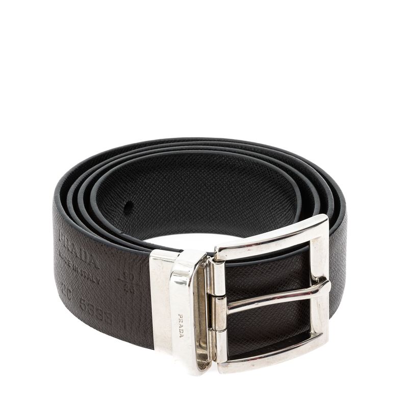 Cinto-Prada-Reversivel-Saffiano-Preto-e-Marrom
