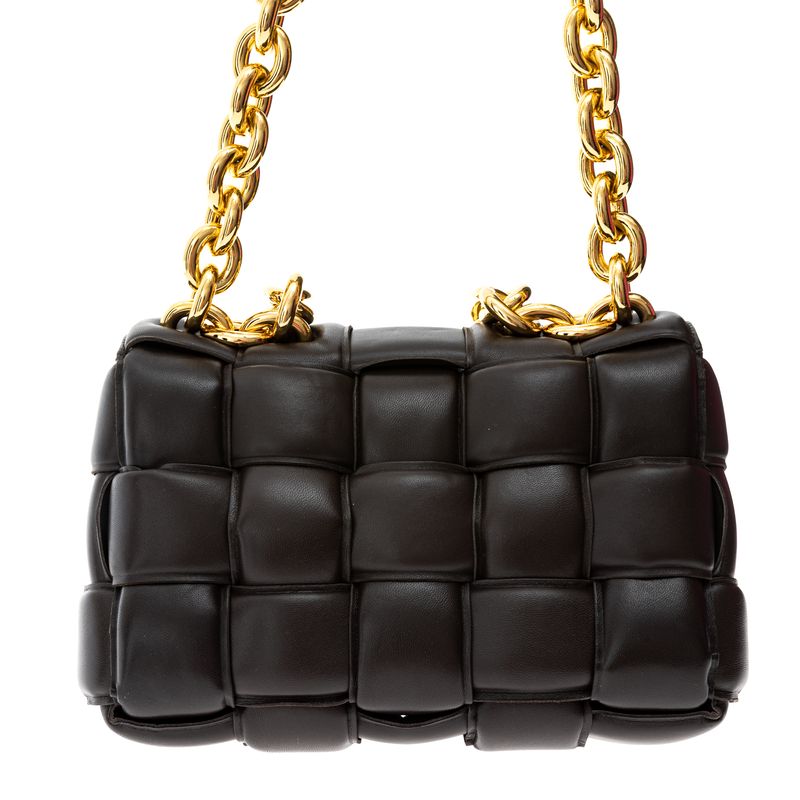 Bolsa-Bottega-Veneta-Casette-Chain-Marrom
