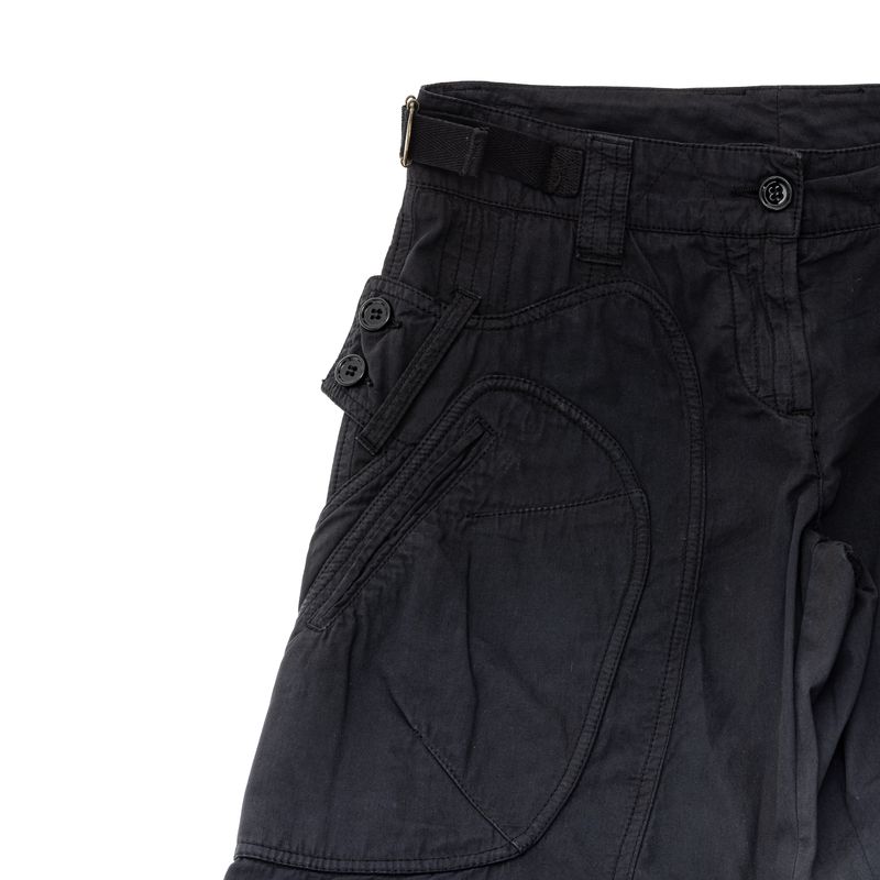 Calca-Dolce---Gabbana-Cargo-Preta-Pintada