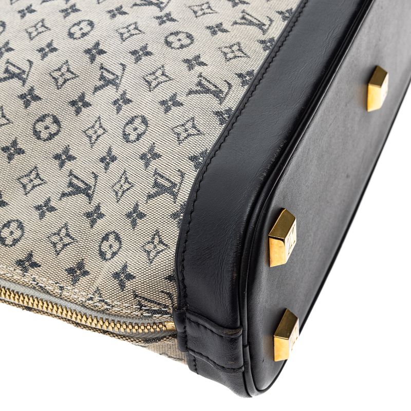 Bolsa-Louis-Vuitton-Alma-Haut-Monogram-Mini-Lin-Azul-