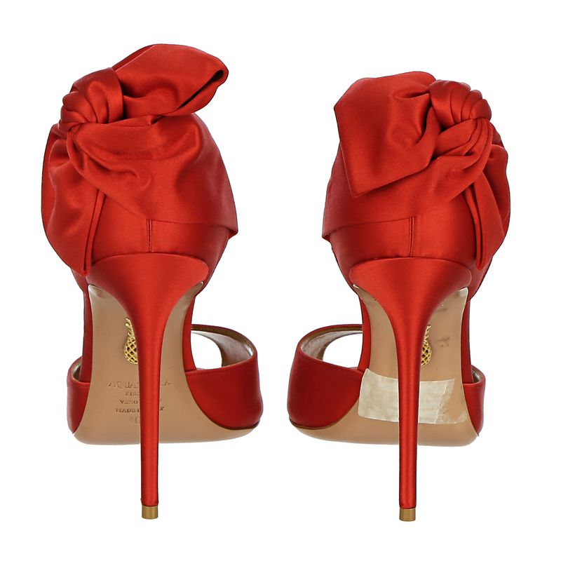 Sapato-Aquazzura-Peep-Toe-Laco-Cetim-Vermelho