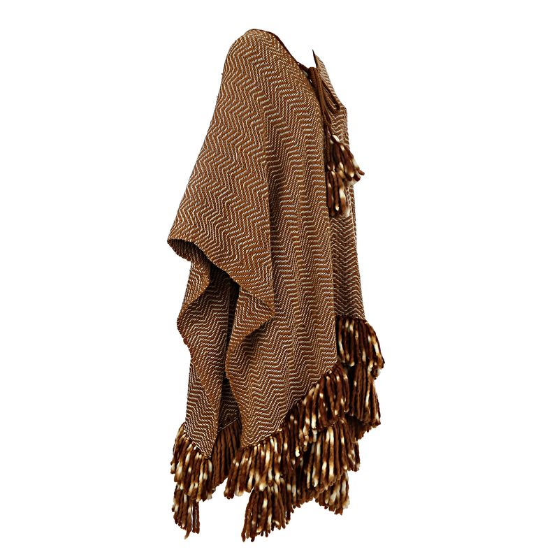 Poncho-Ulla-Johnson-La-Chevron-Laranja-e-Branco