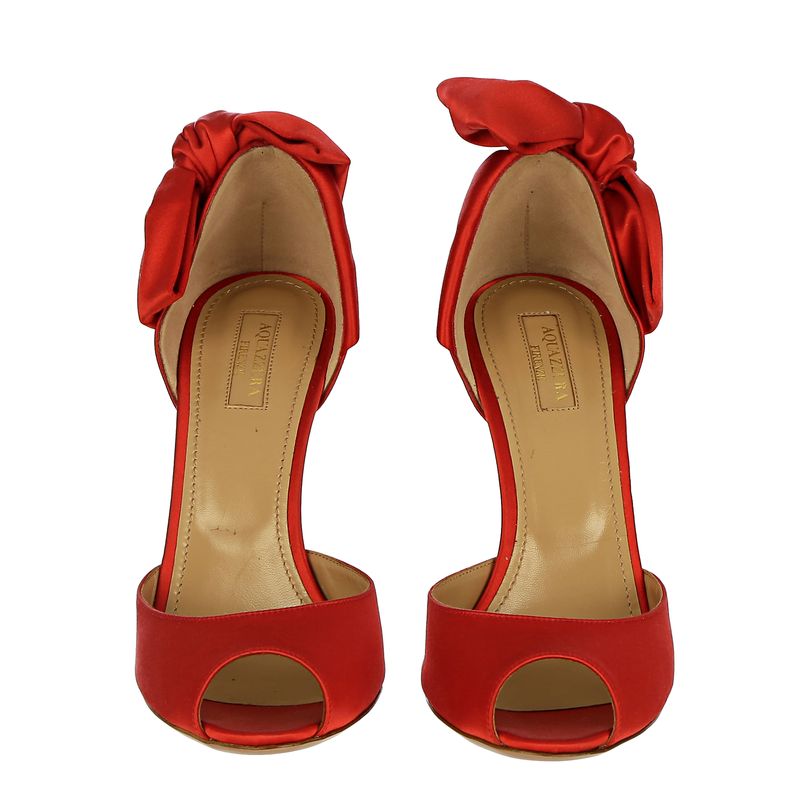 Sapato-Aquazzura-Peep-Toe-Laco-Cetim-Vermelho